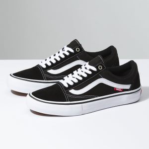 Vans Bayan Spor Ayakkabı Old Skool Pro Siyah/Beyaz | 59209-731